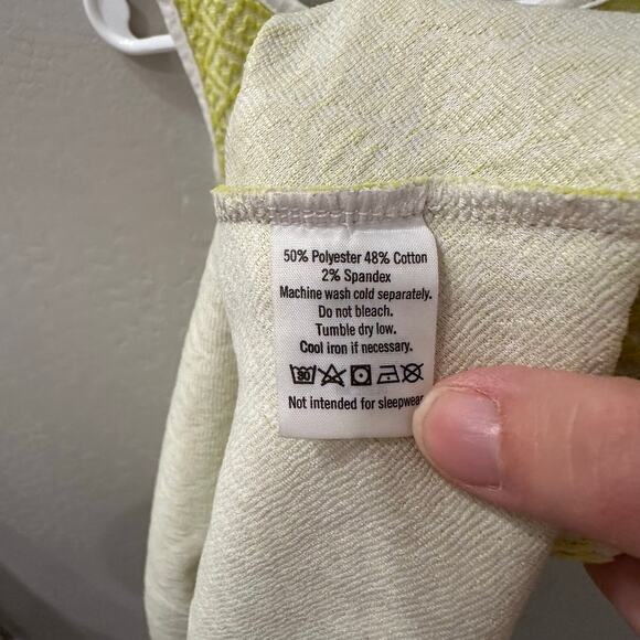 Janie and Jack Yellow Jacquard Geometric Tank Dress - Picture 8 of 9